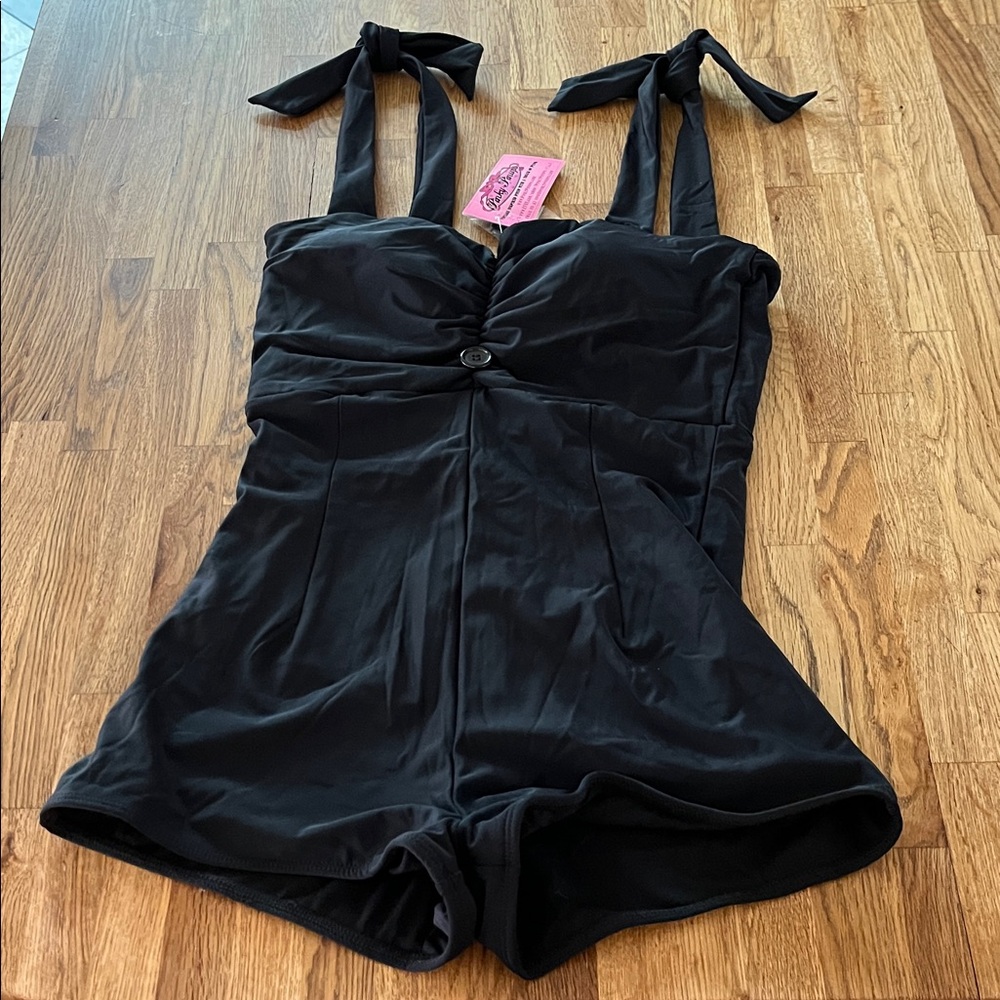 NWT Vintage Pinky Pinups Romper Swimsuit